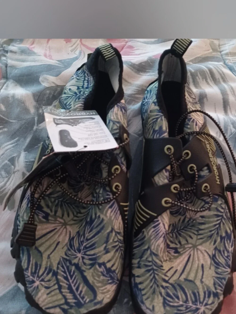 Fitkicks Hydrosport Women's Green Water Shoes Women's 11 Men's 9 Nwt